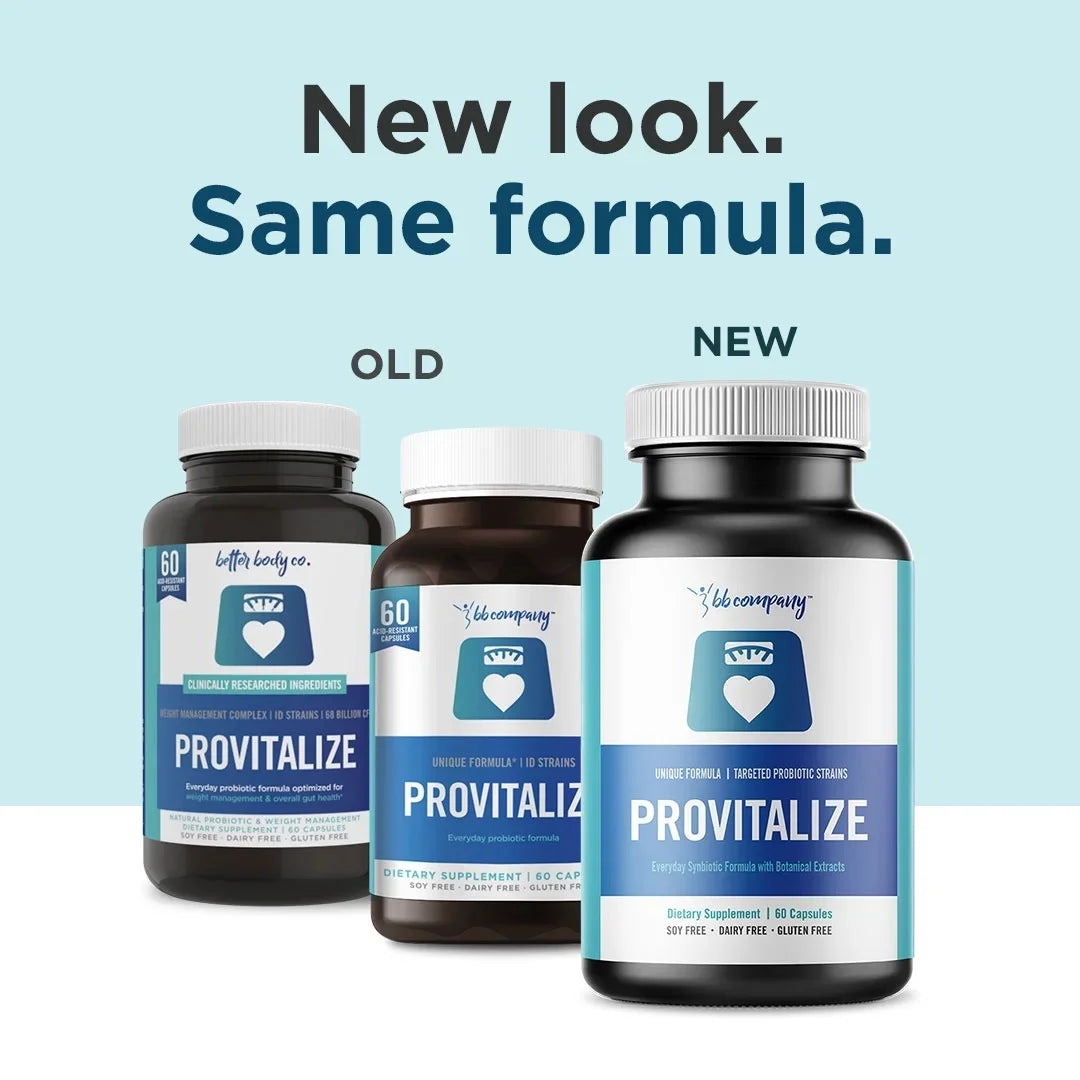 BB Company Provitalize Probiotic Supplements for Menopause Weight, Gut Health, Joint Support, 60 Ct